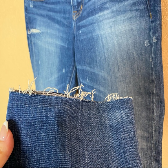 Madewell The Slim Boyjean Raw Hem Edition Size 25 - Picture 2 of 4
